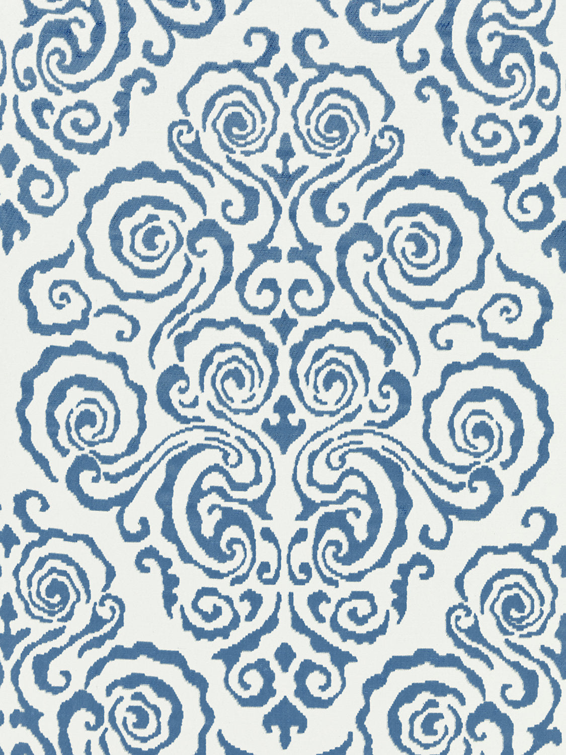 Cirrus Velvet Damask - Morning Glory - Scalamandre Fabric