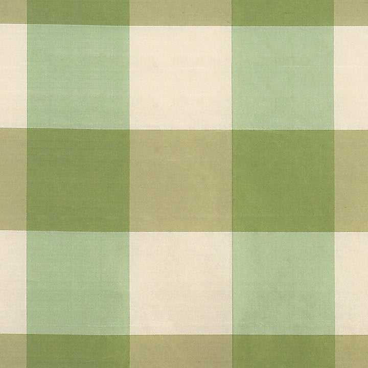 Woodland Check - Green & Ivory