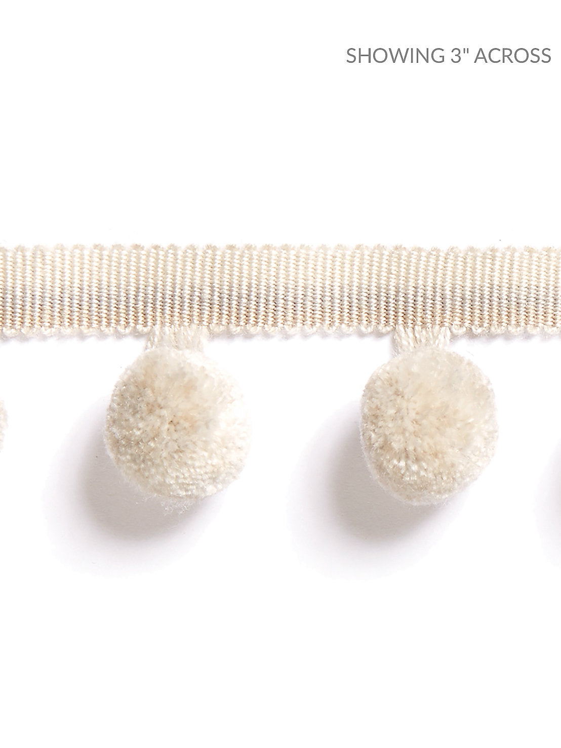 Osborne Pom Pom Fringe - Linen