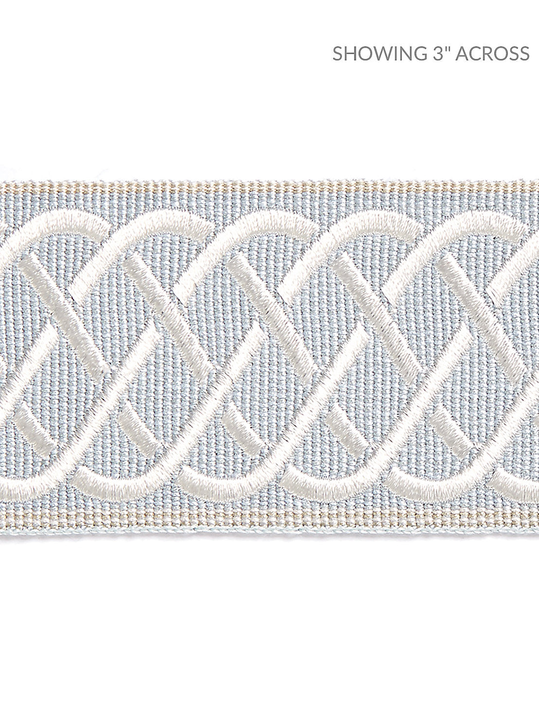 Helix Embroidered Tape - Mineral - Scalamandre Trim