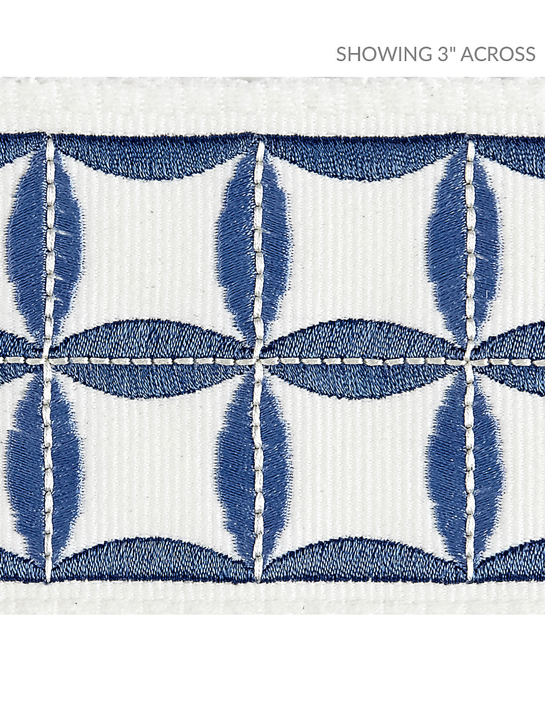 Fiori Embroidered Tape - Delft - Scalamandre Trim