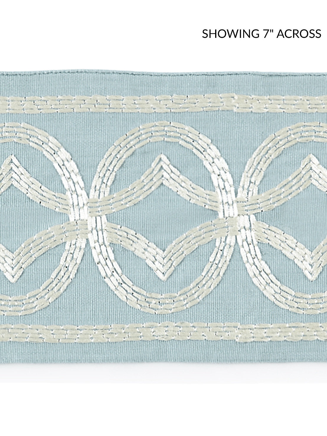Athena Embroidered Tape - Sky - Scalamandre Trim