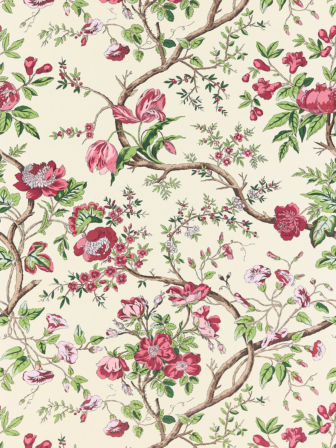 Persephone Wallcovering - Heirloom Rose