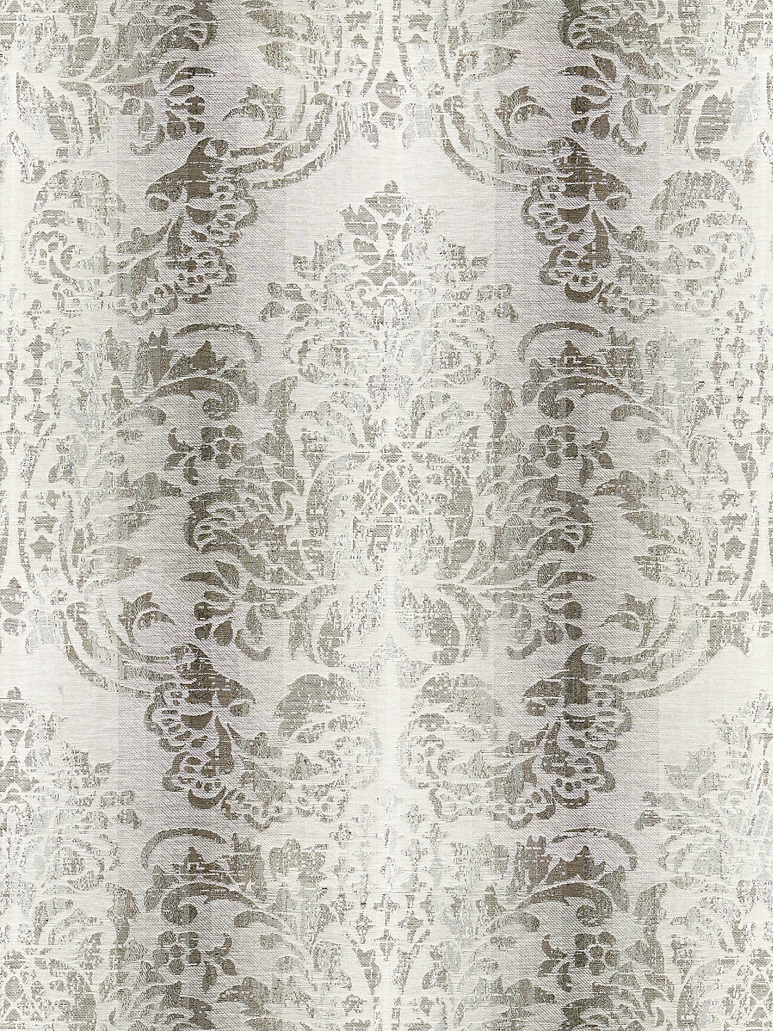 Sorrento Linen Damask - Zinc - Scalamandre Fabric