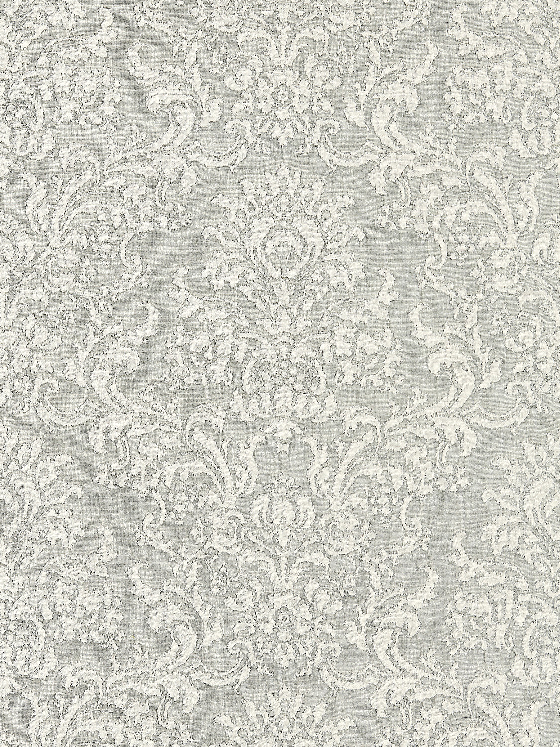 San Luca Damask - Pearl Grey