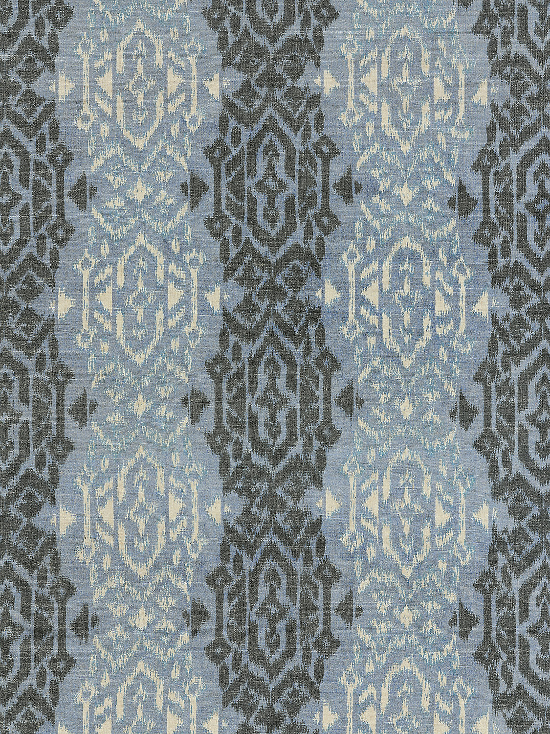 Sumatra Ikat Weave - Indigo - Scalamandre Fabric