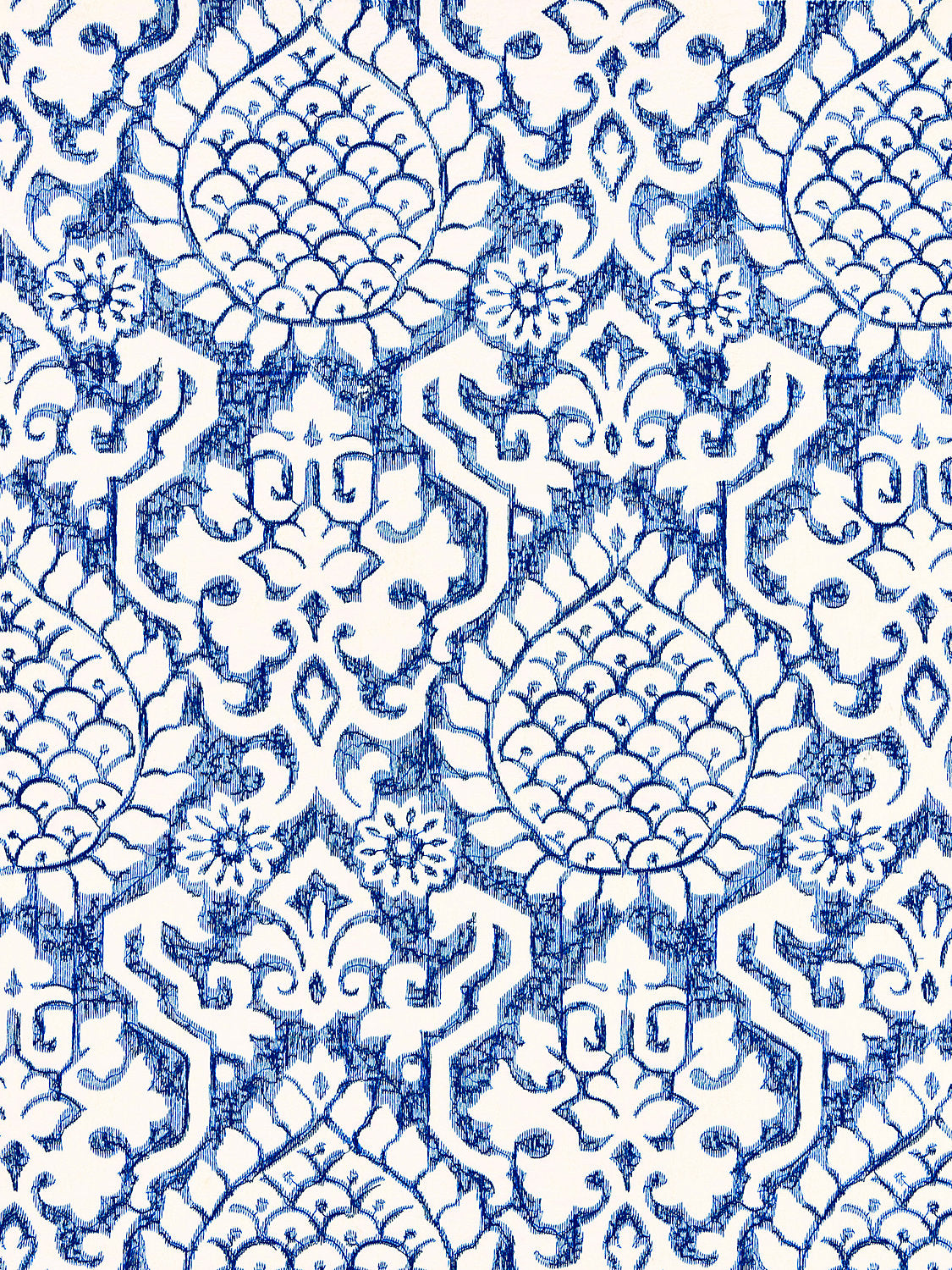 Surat Embroidery - Porcelain - Scalamandre Fabric