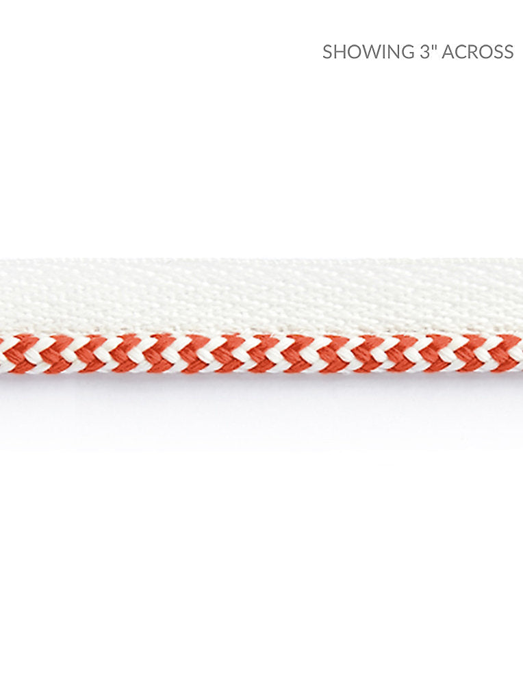 Zig Zag Cord - Coral - Scalamandre Trim