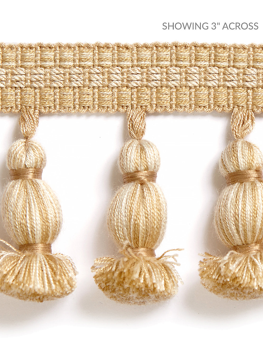 Halsey Onion Fringe - Camel - Scalamandre Trim