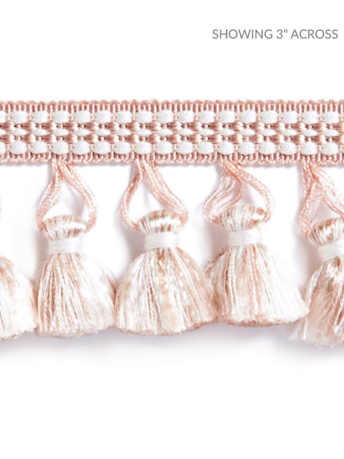 Plaza Tassel Fringe - Blush