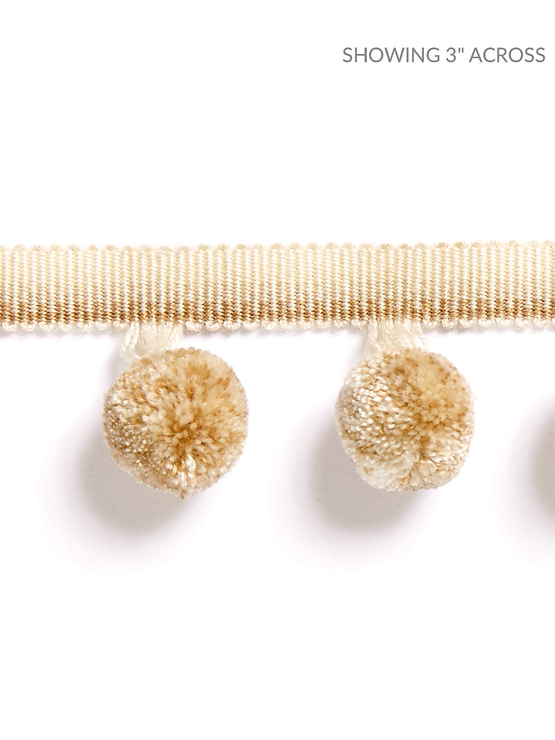 Osborne Pom Pom Fringe - Camel