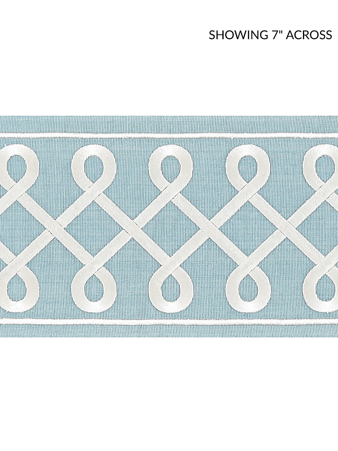 Soutache Embroidered Tape - Sky - Scalamandre Trim