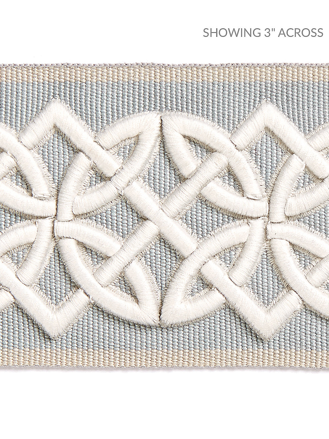 Celtic Embroidered Tape - Mineral