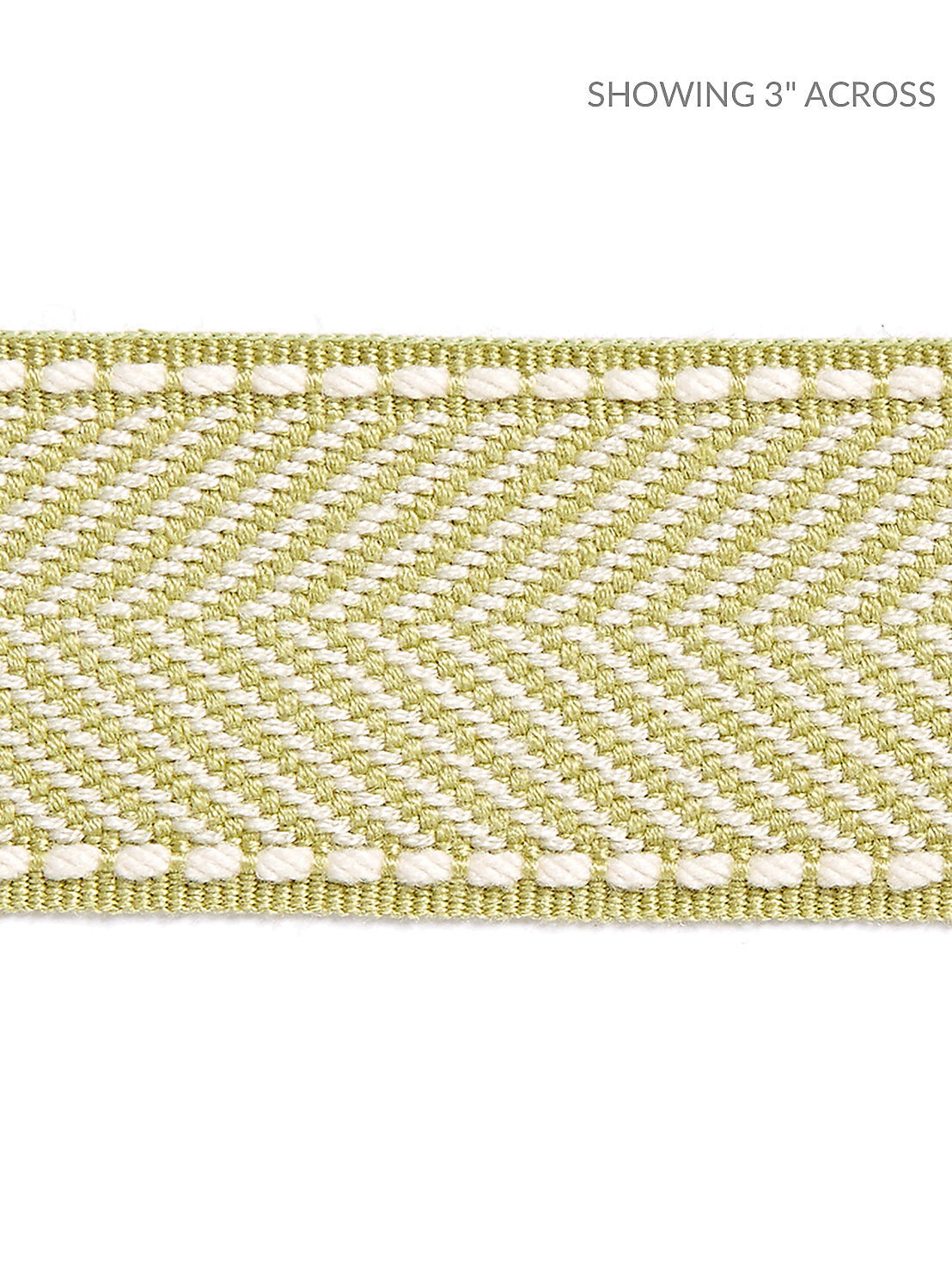 Montauk Herringbone Tape - Lettuce - Scalamandre Trim