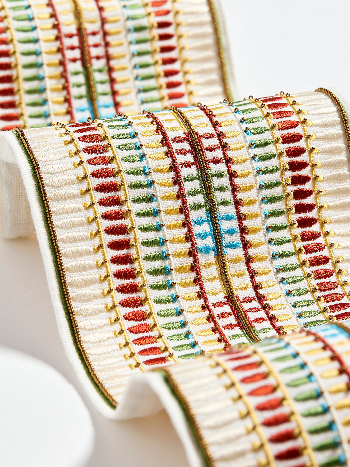 Amarna Embellished Tape - Multi - Scalamandre Trim