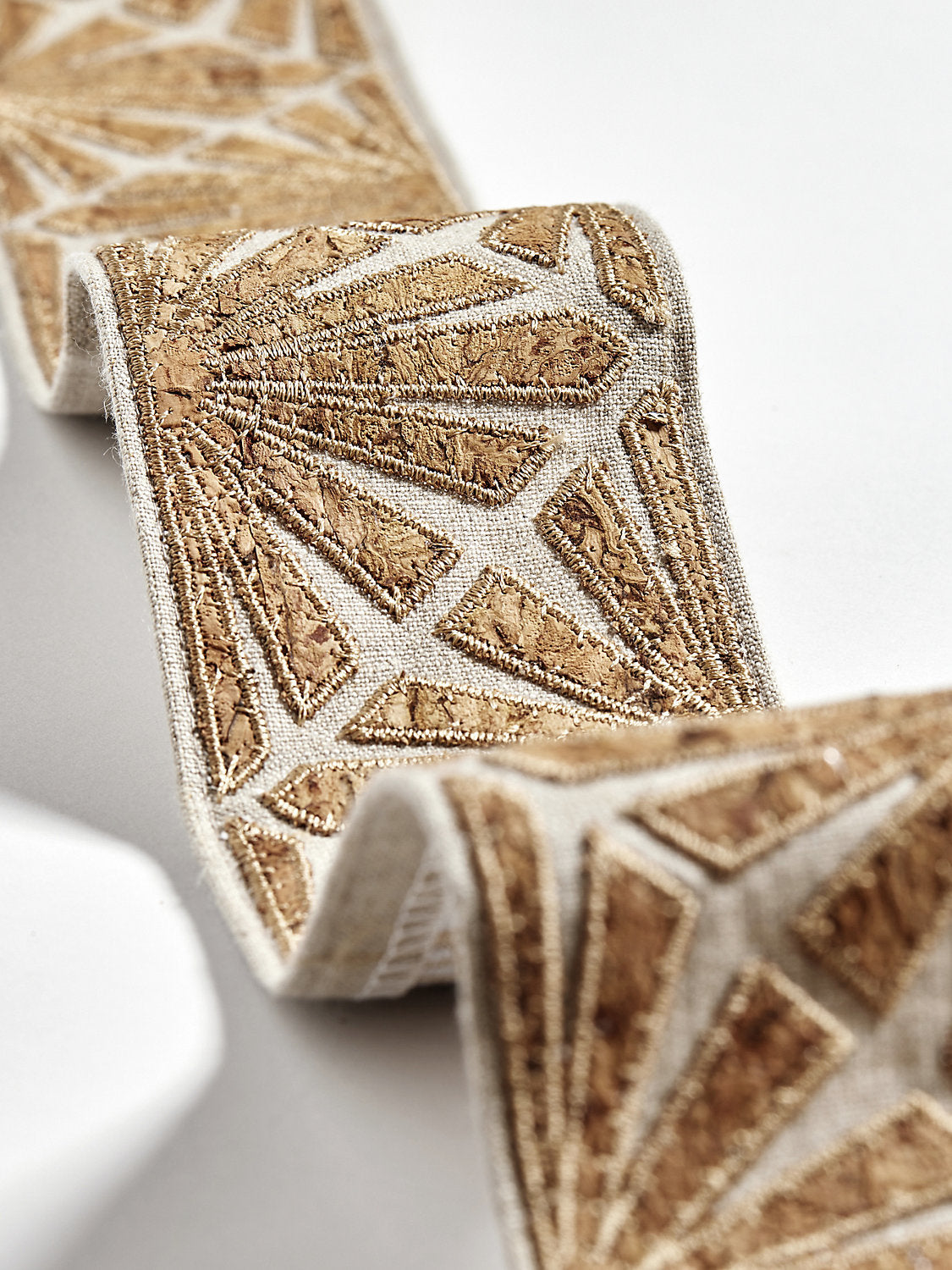Milan Applique Tape - Cork - Scalamandre Trim