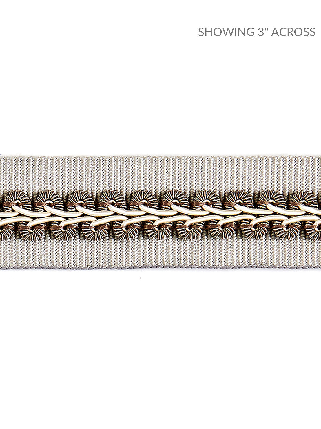 Cecile Gimp Tape - French Grey - Scalamandre Trim