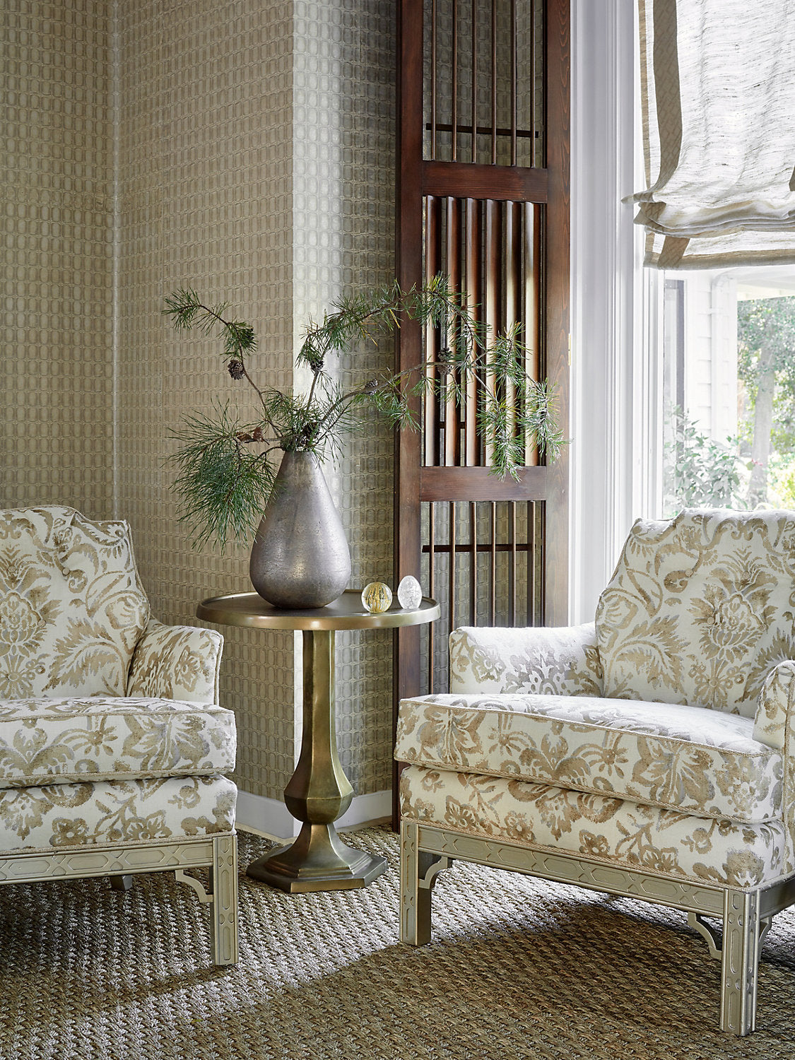 TORTOISESHELL Pewter SC WP88371 0003 by Scalamandre Wallcovering