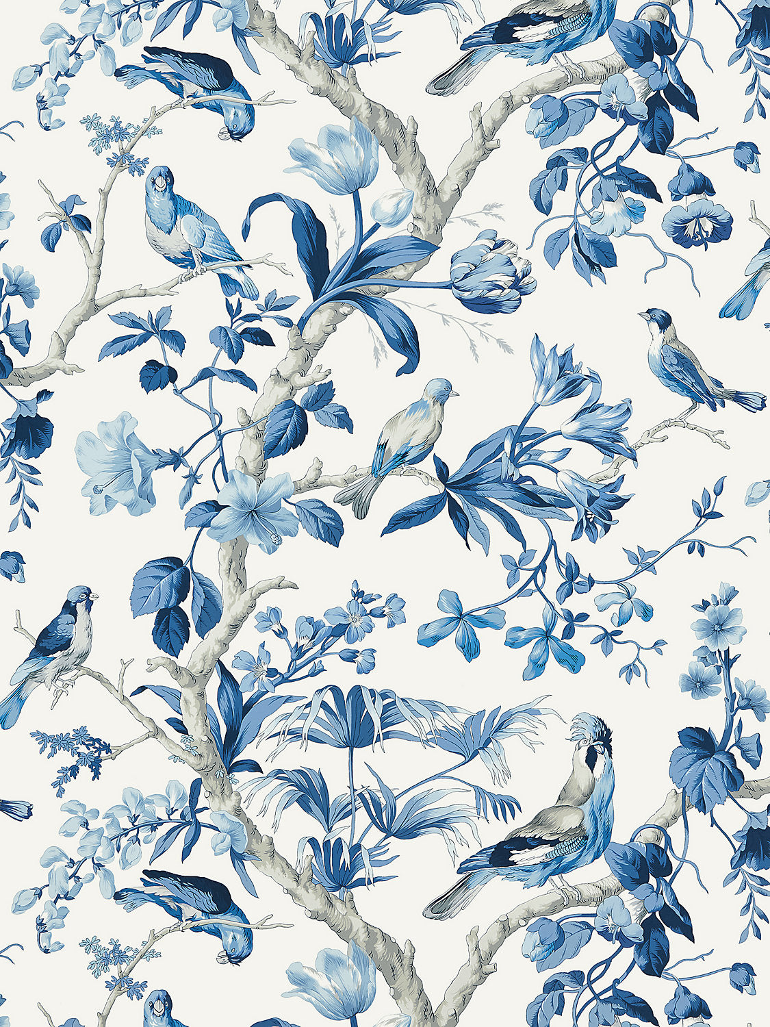 Belize - Porcelain - Scalamandre Wallpaper