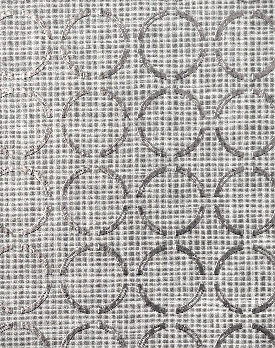 Caster Printed Wallcovering - Silver Stone - Scalamandre Wallpaper