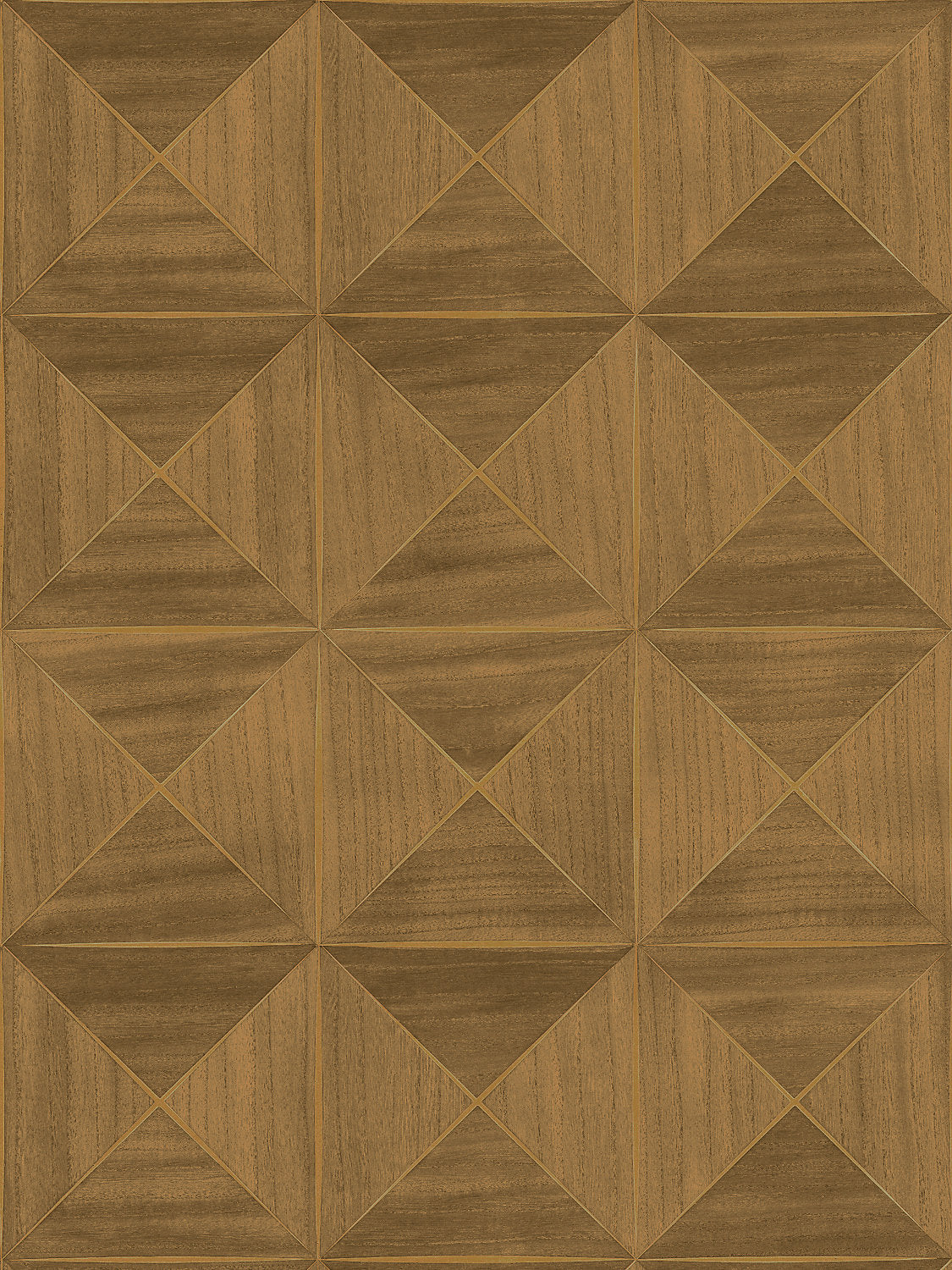 Ballad - Hickory - Scalamandre Wallpaper