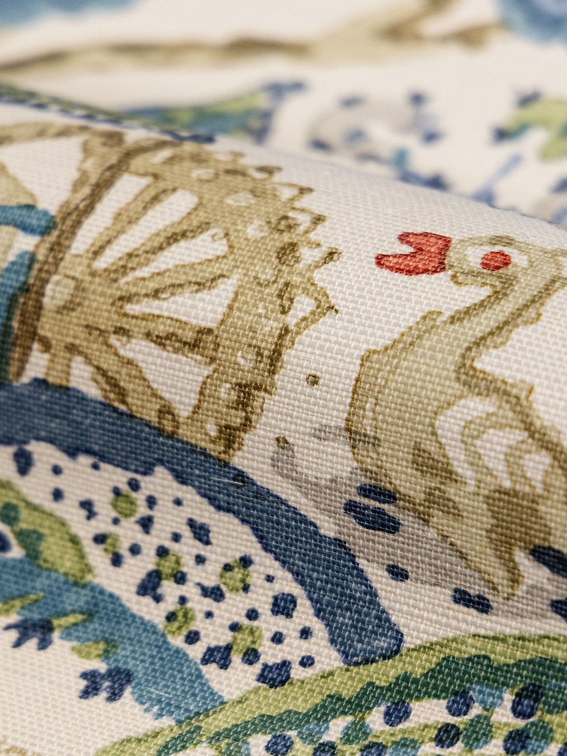 KELMESCOTT WALLCOVERING Peacock on Sand SC WP88588 0003 by Scalamandre