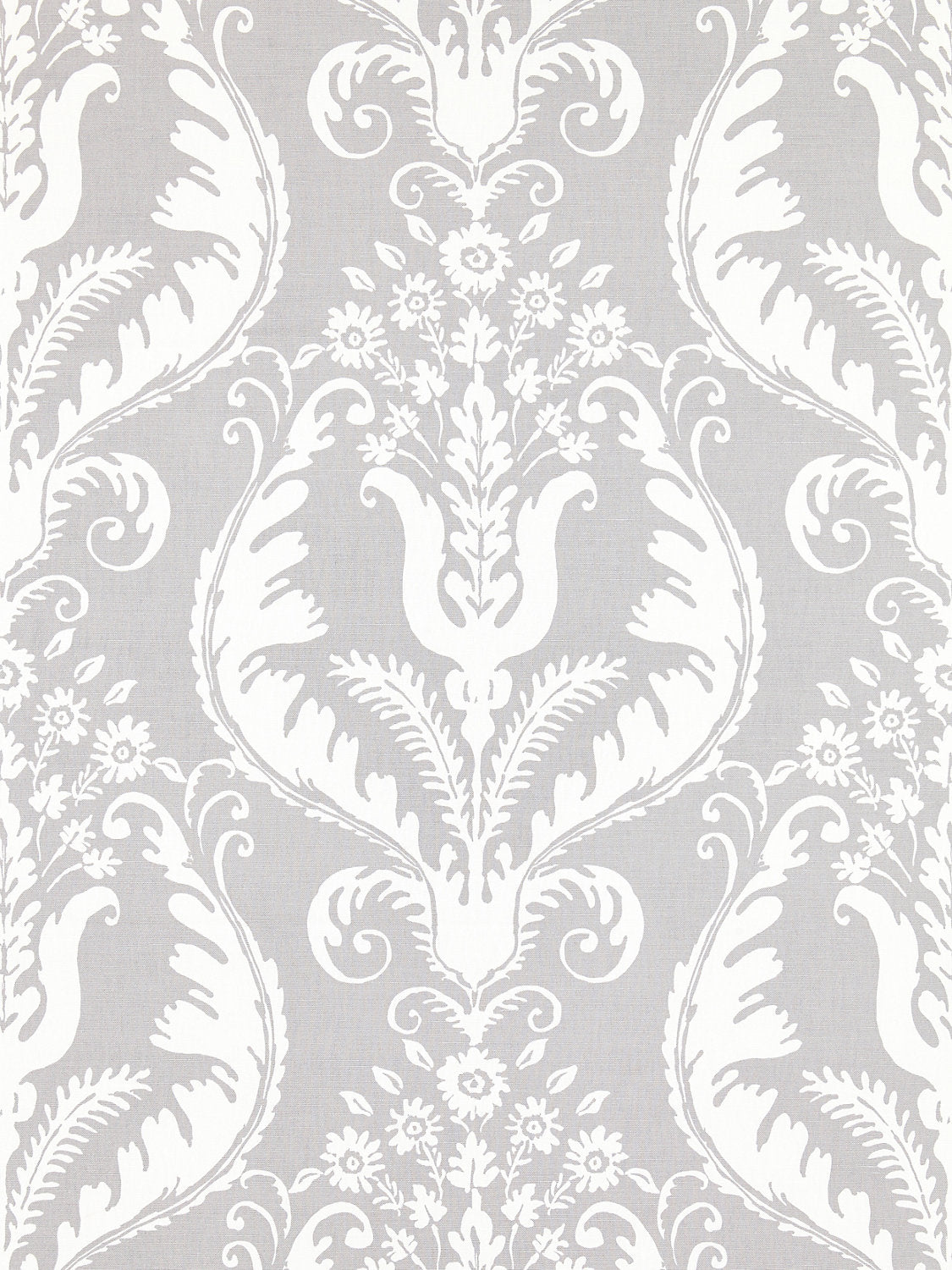 Primavera Linen Print - French Grey