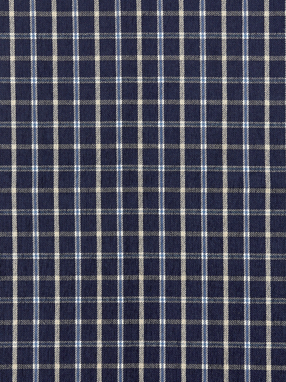 Bristol Plaid - Navy - Scalamandre Fabric