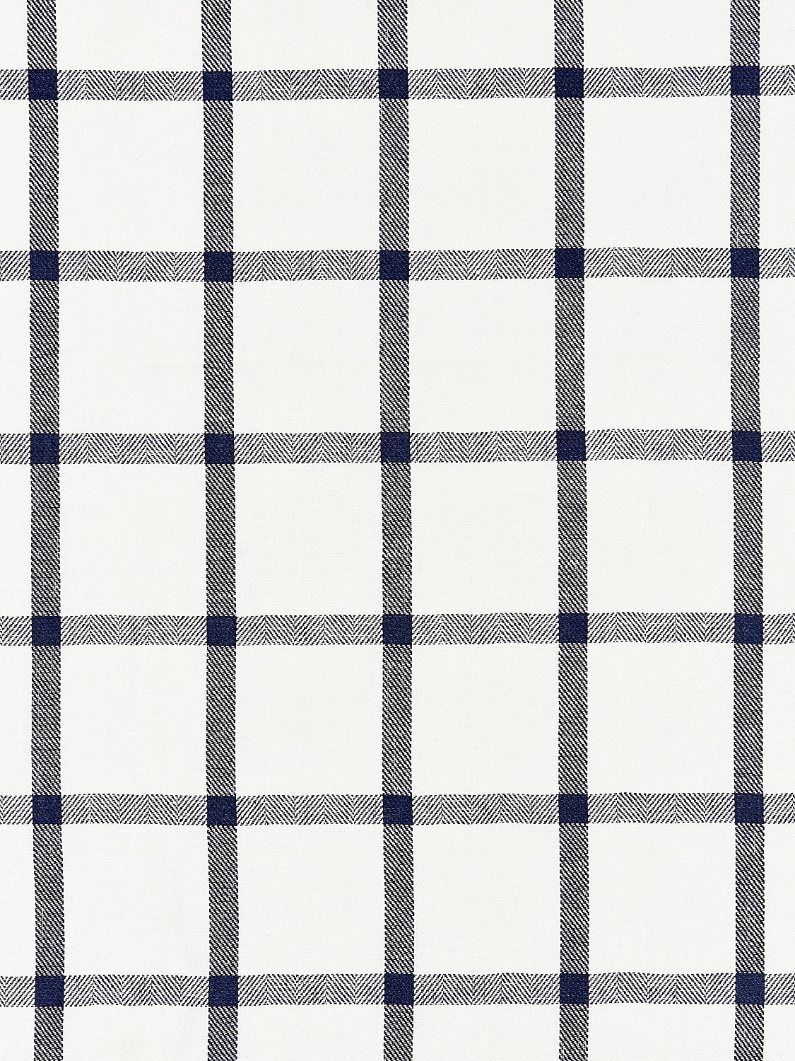 Wilton Linen Check - Navy - Scalamandre Fabric