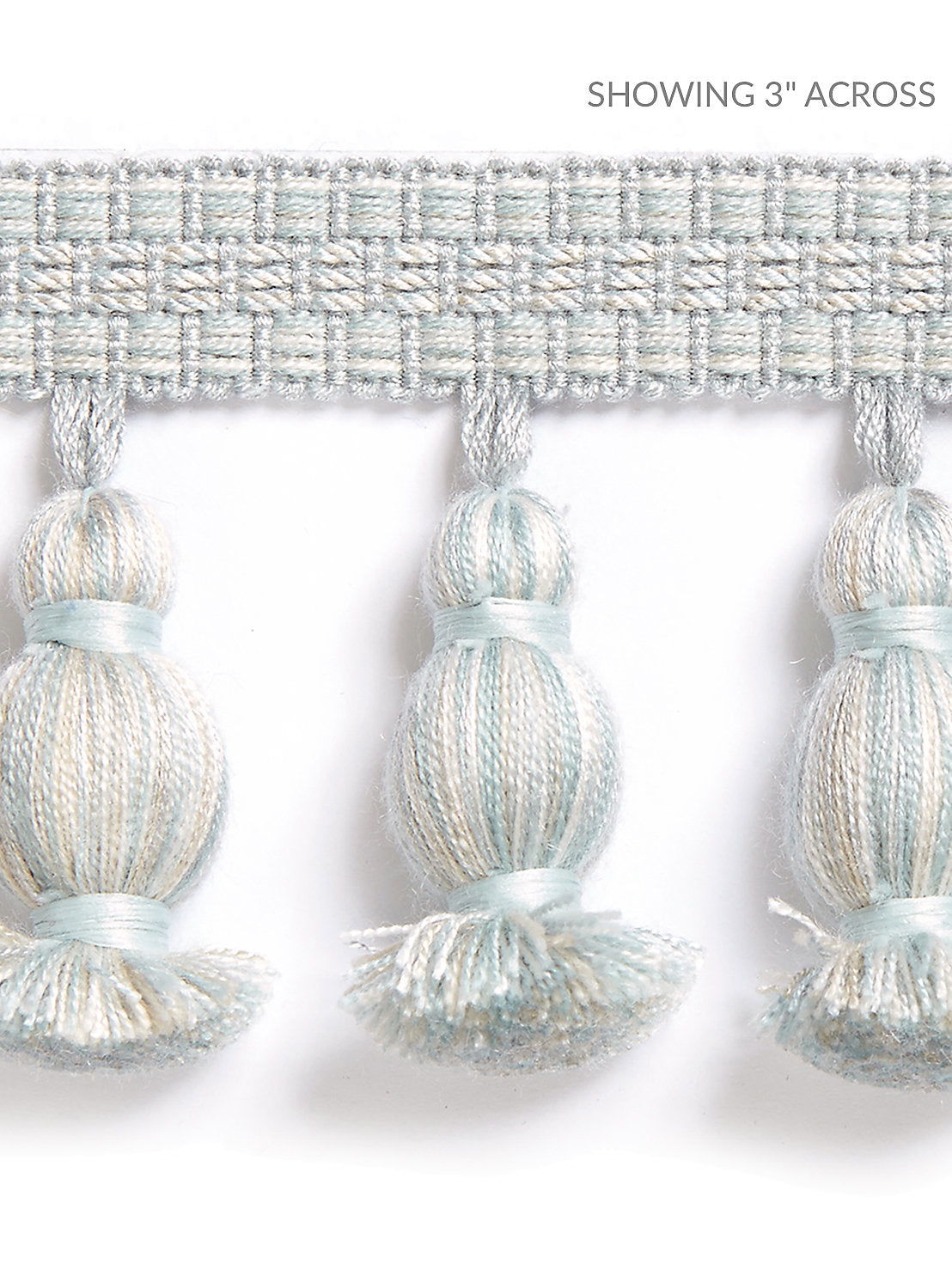 Halsey Onion Fringe - Mineral - Scalamandre Trim