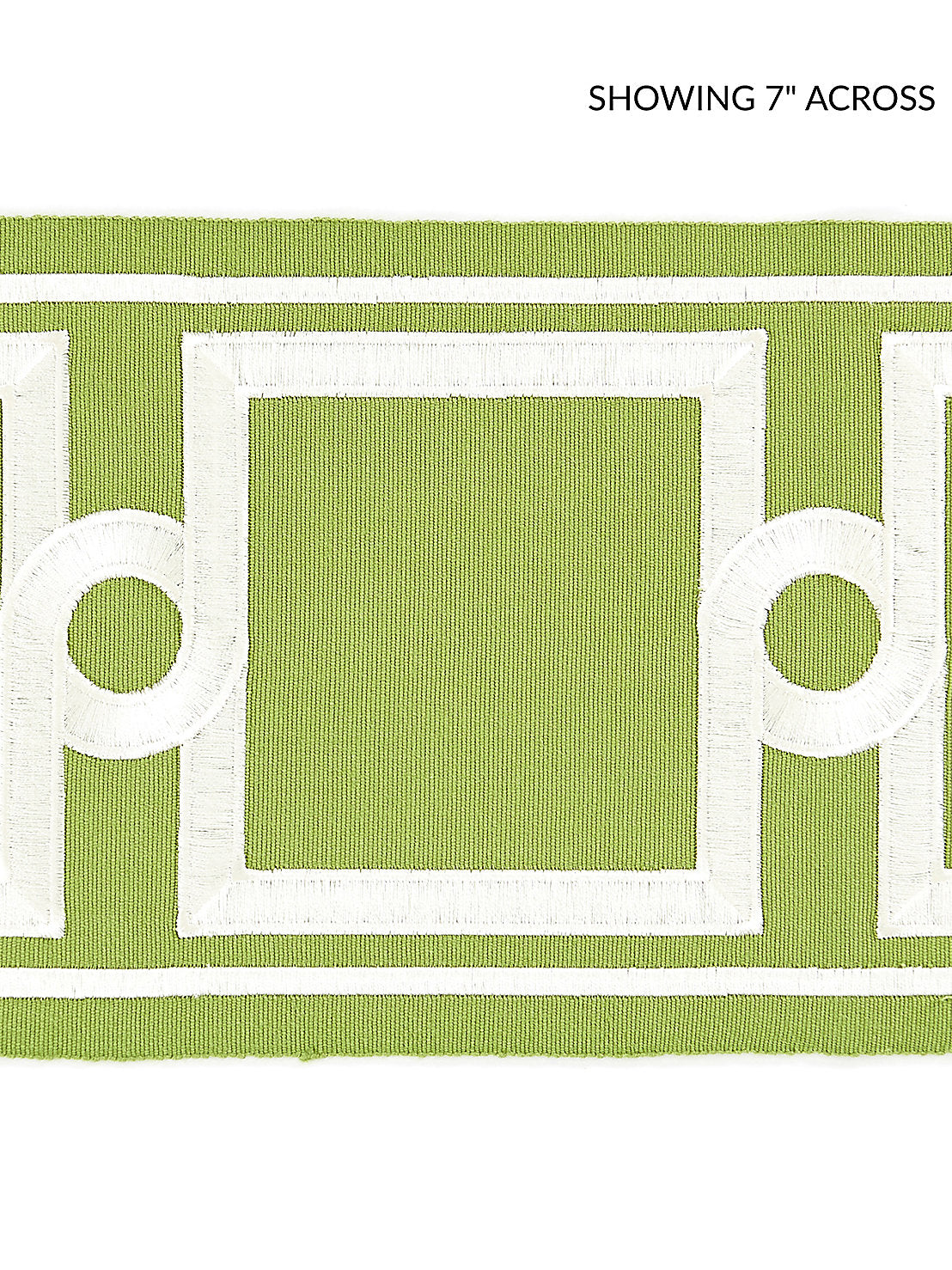 Square Link Embroidered Tape - Pear - Scalamandre Trim
