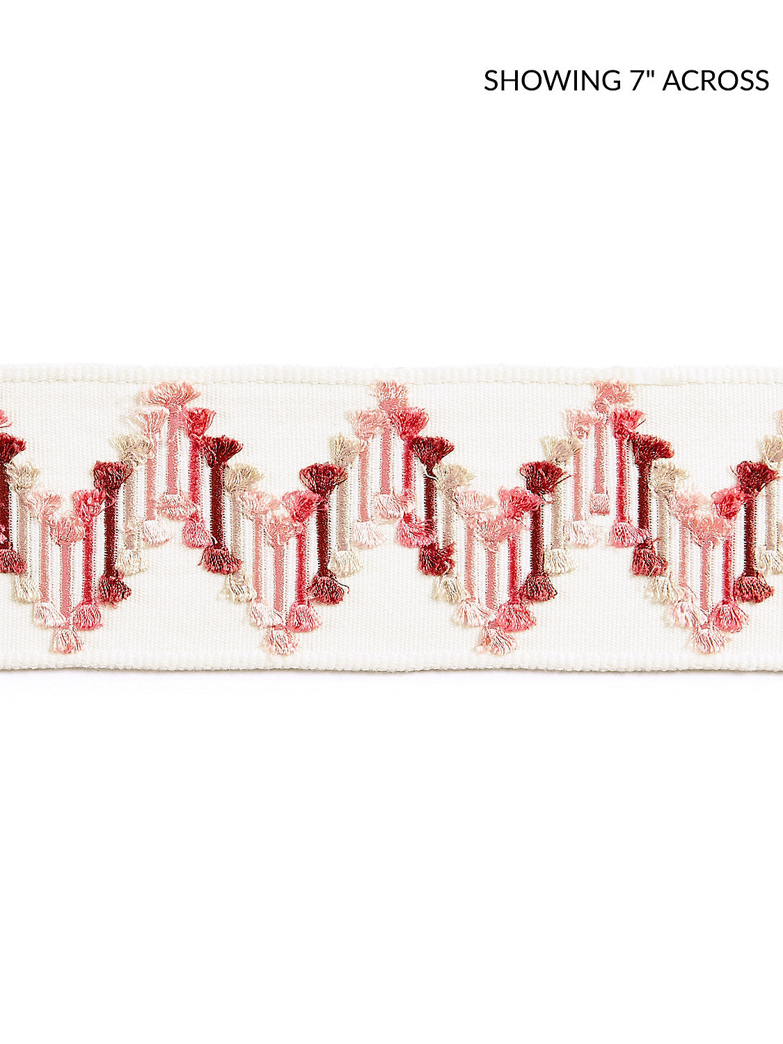 Sayuri Embroidered Tape - Azalea - Scalamandre Trim