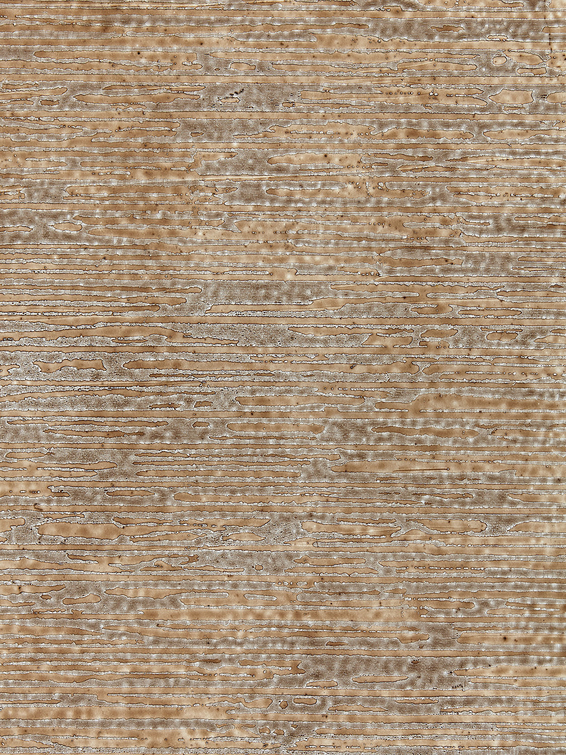 Canyon - Taupe & Silver - Scalamandre Wallpaper