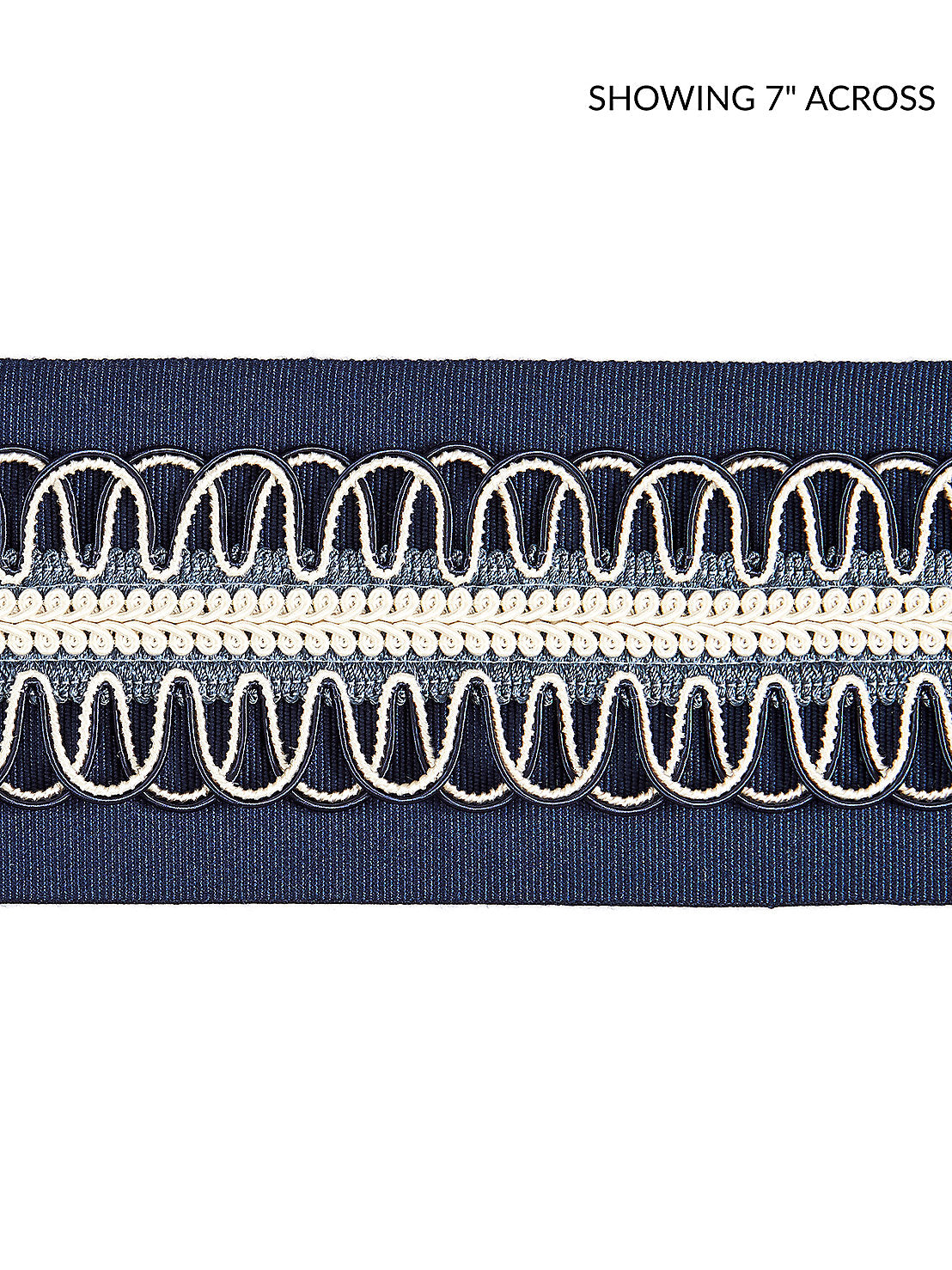 Colette Braided Tape - Navy - Scalamandre Trim