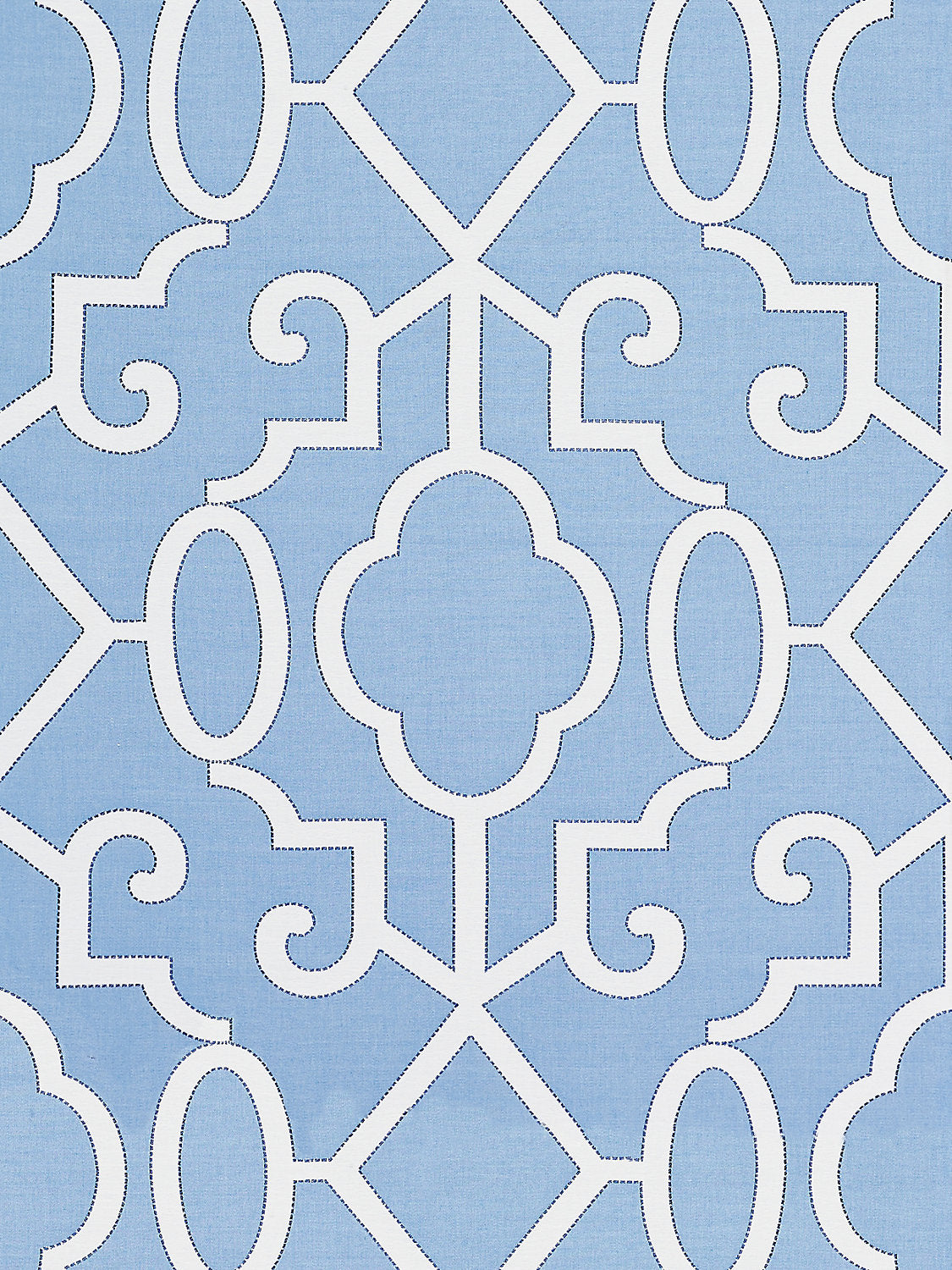 Ming Fretwork - Delft - Scalamandre Fabric