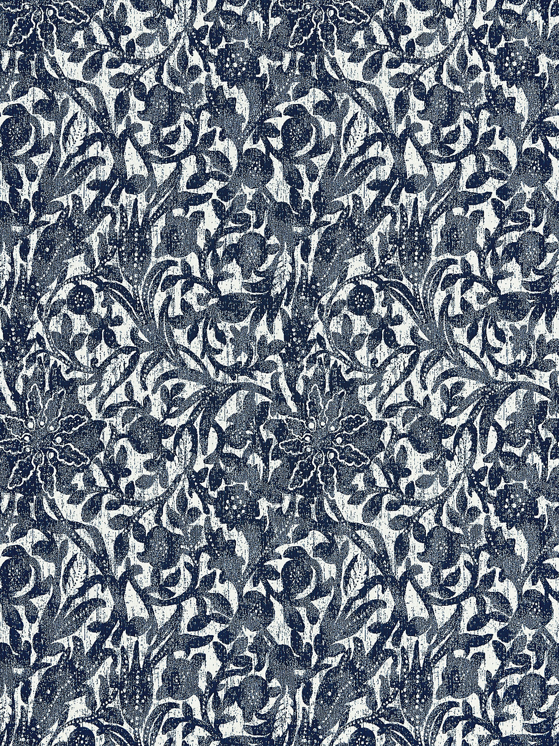 Bali Floral - Ultramarine - Scalamandre Fabric