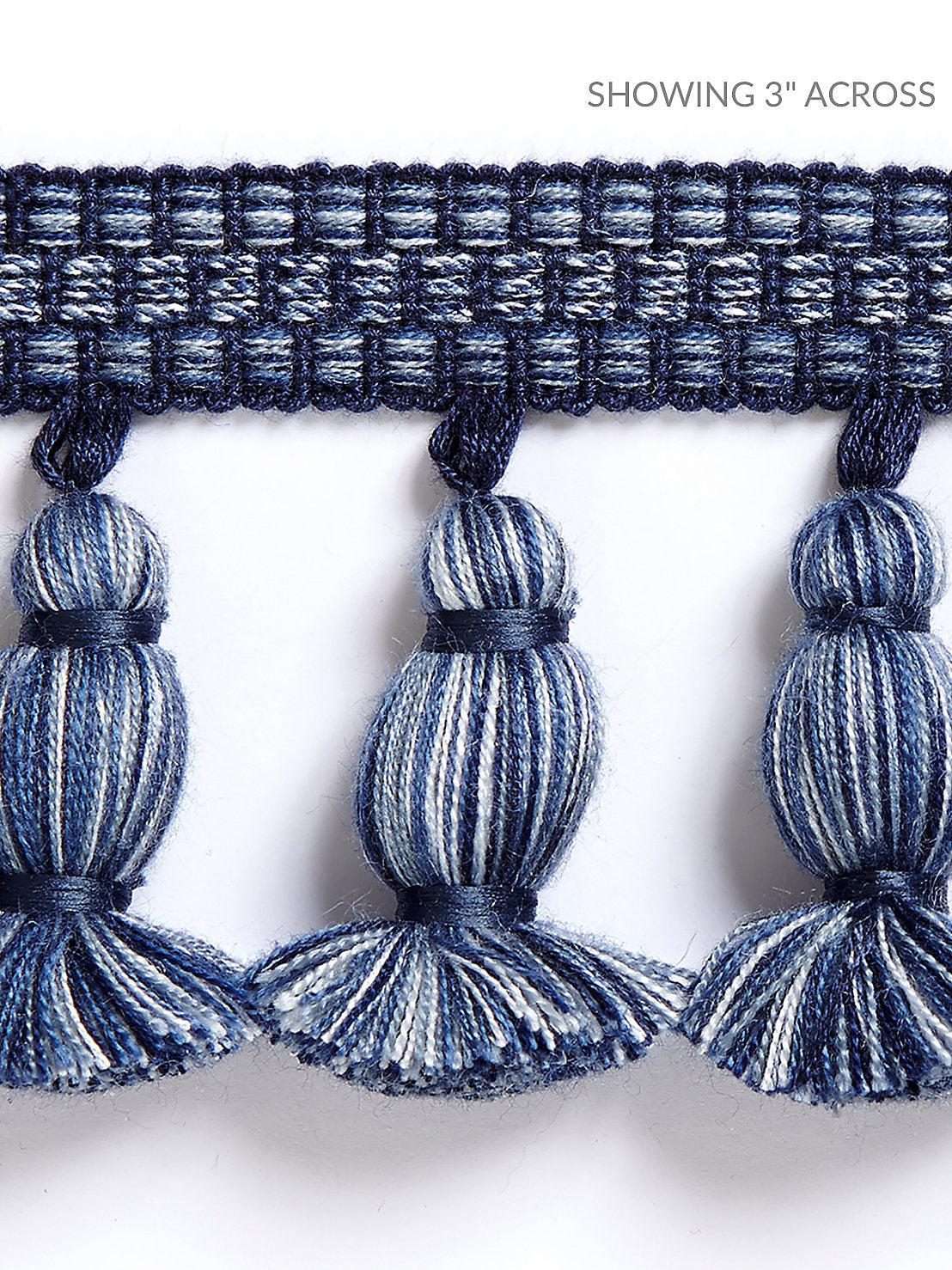 Halsey Onion Fringe - Indigo
