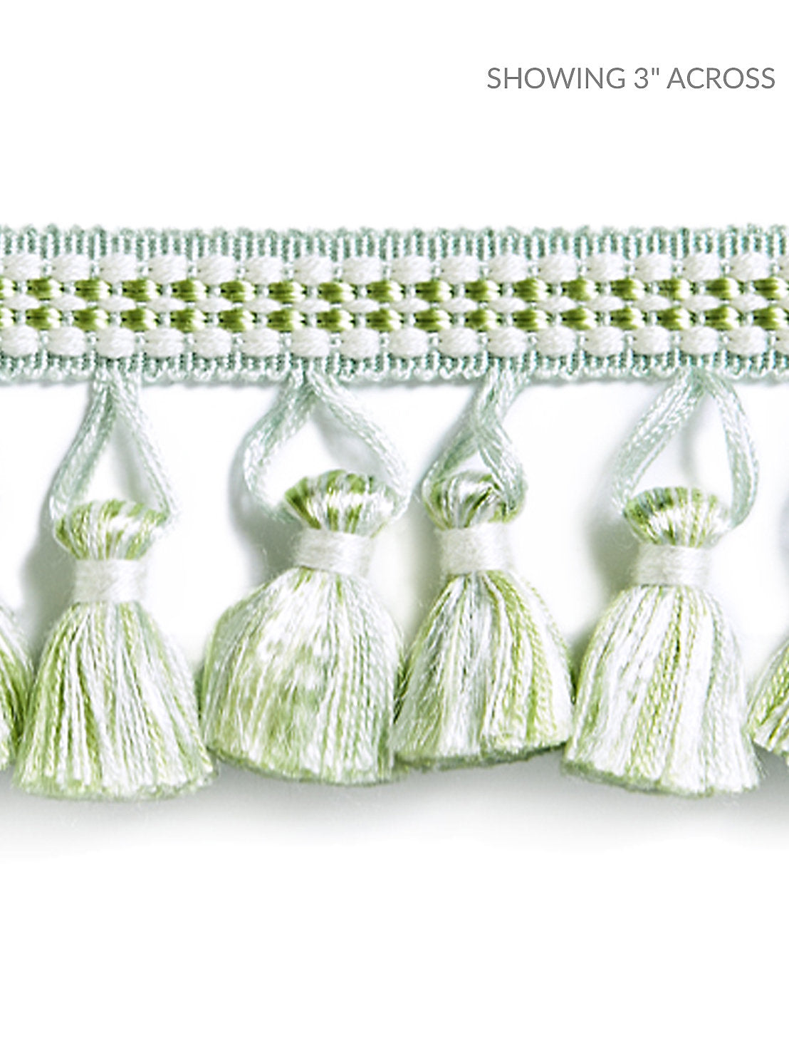 Plaza Tassel Fringe - Pistachio