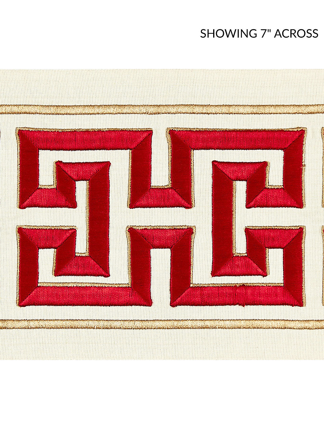 Imperial Embroidered Tape - Lacquer - Scalamandre Trim