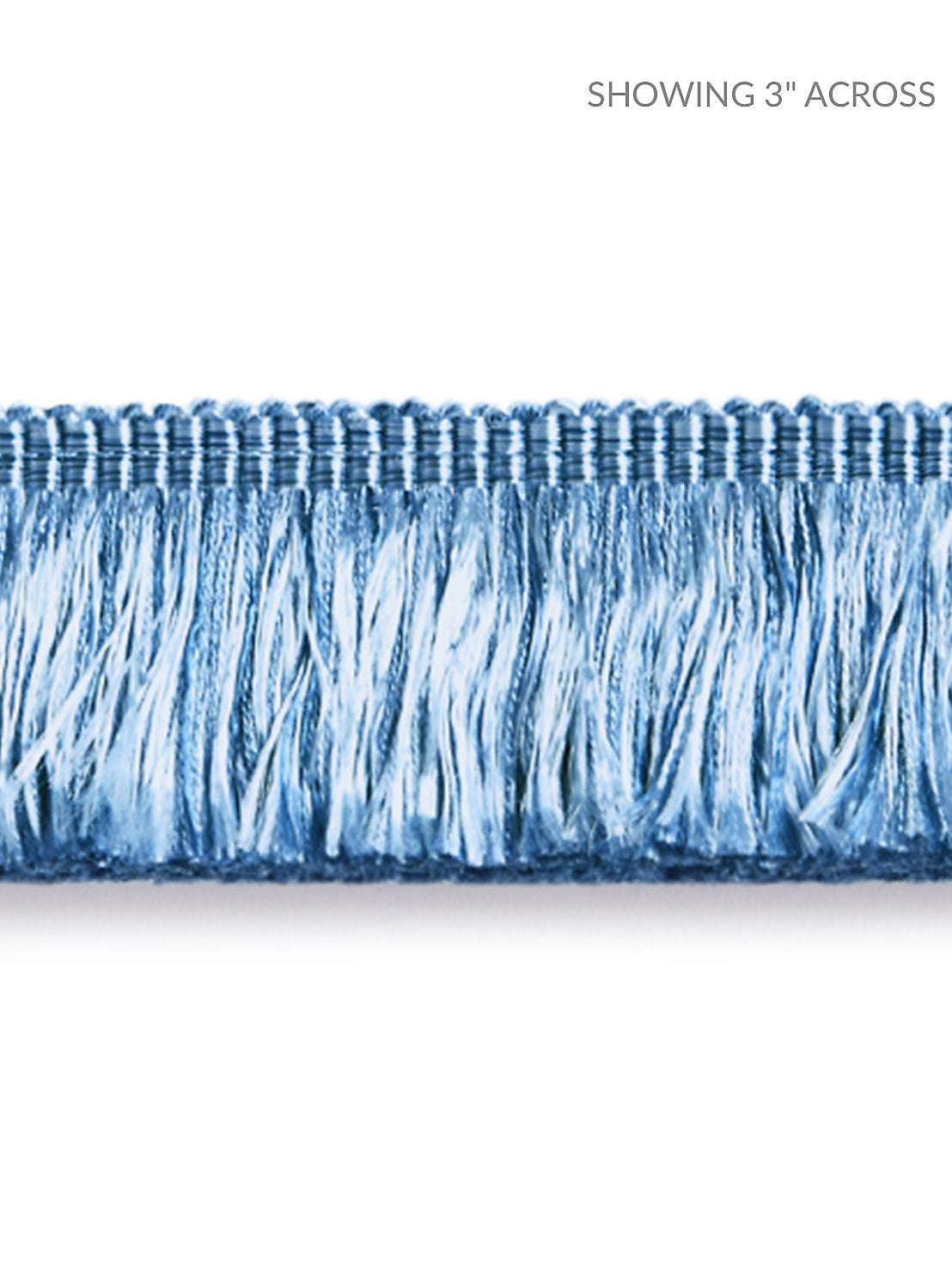 Gripsholm Brush Fringe - Blue Jay - Scalamandre Trim