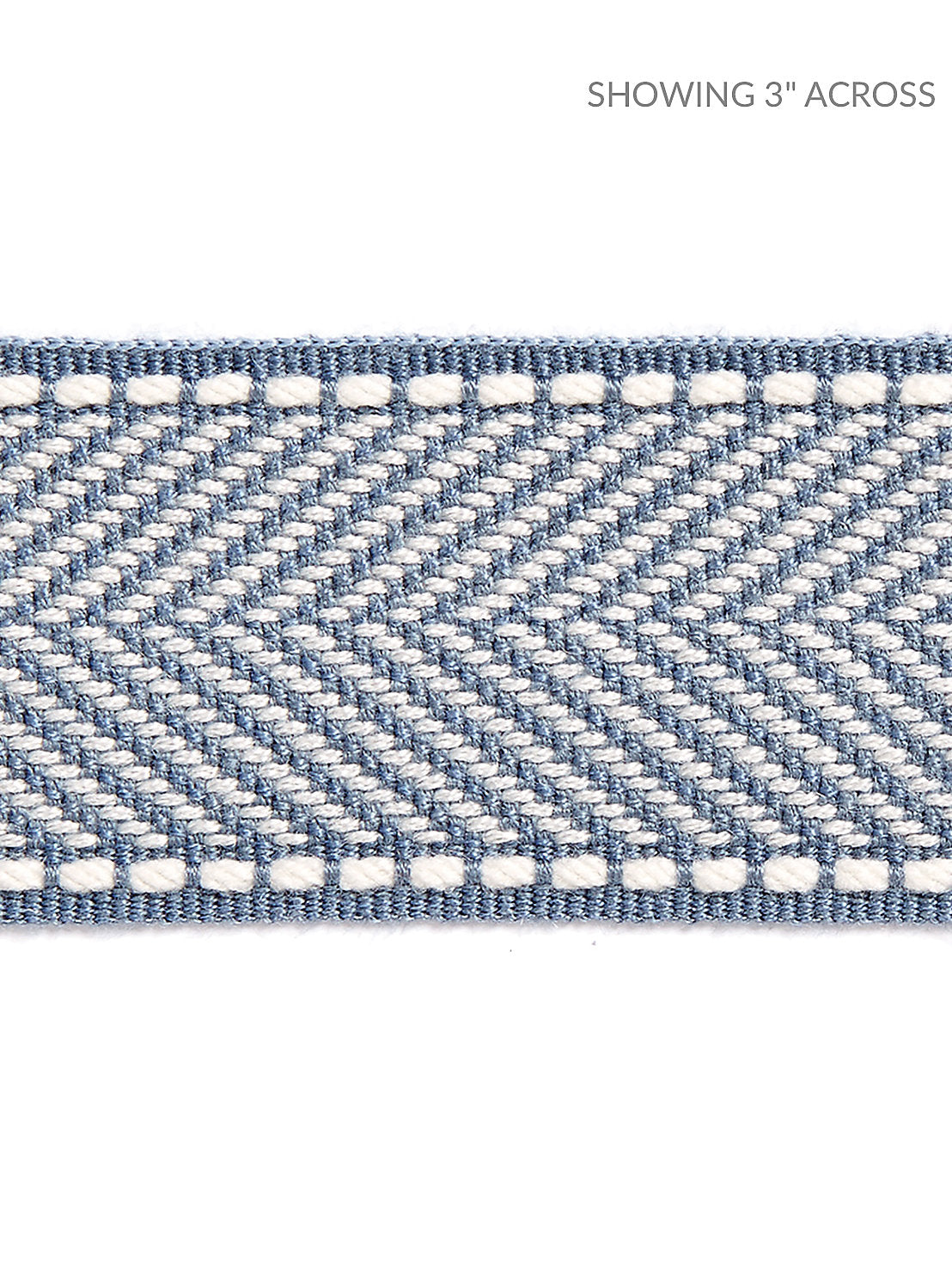 Montauk Herringbone Tape - Dusk Blue - Scalamandre Trim