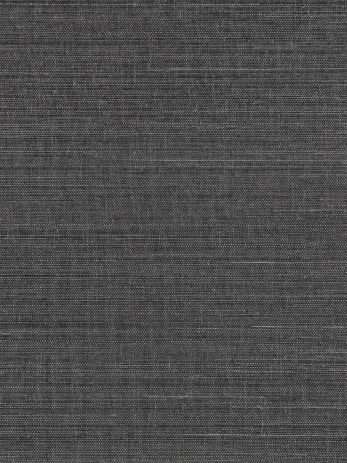 Fine Sisal - Steel - Scalamandre Wallpaper