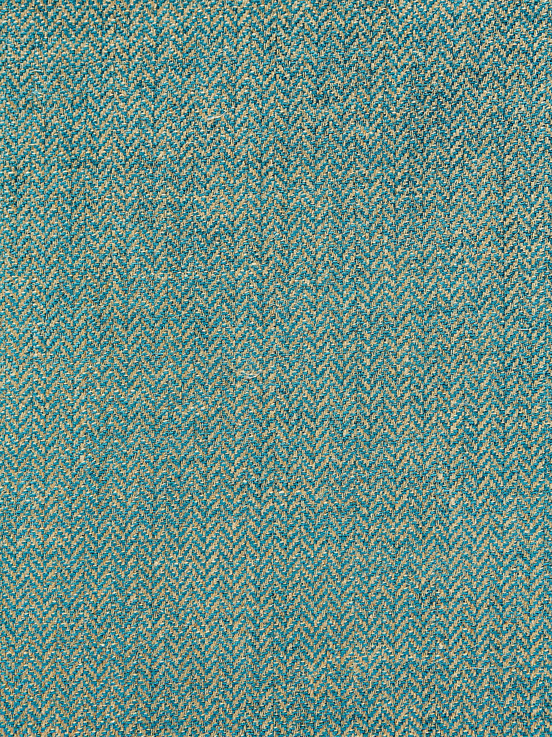 Oxford Herringbone Weave - Turquoise - Scalamandre Fabric