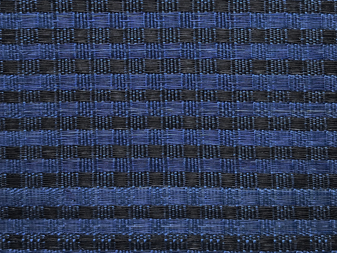 Dales Horsehair - Blue / Black - Scalamandre Fabric