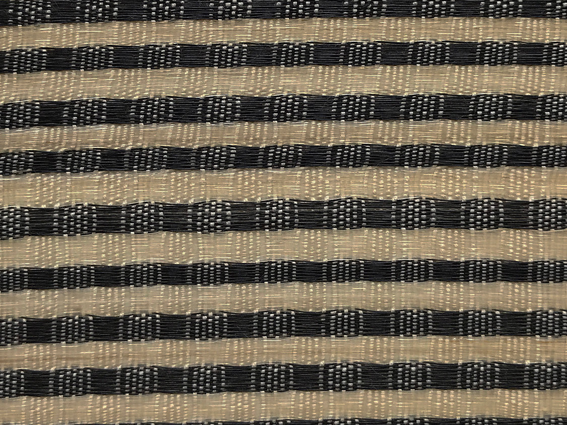 Dales Horsehair - Black / White - Scalamandre Fabric