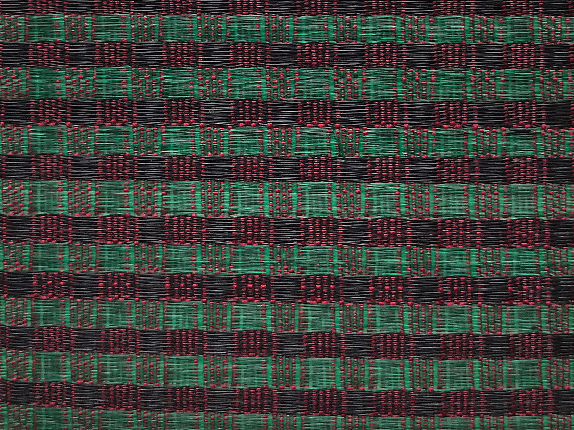 Dales Horsehair - Red / Green / Black - Scalamandre Fabric