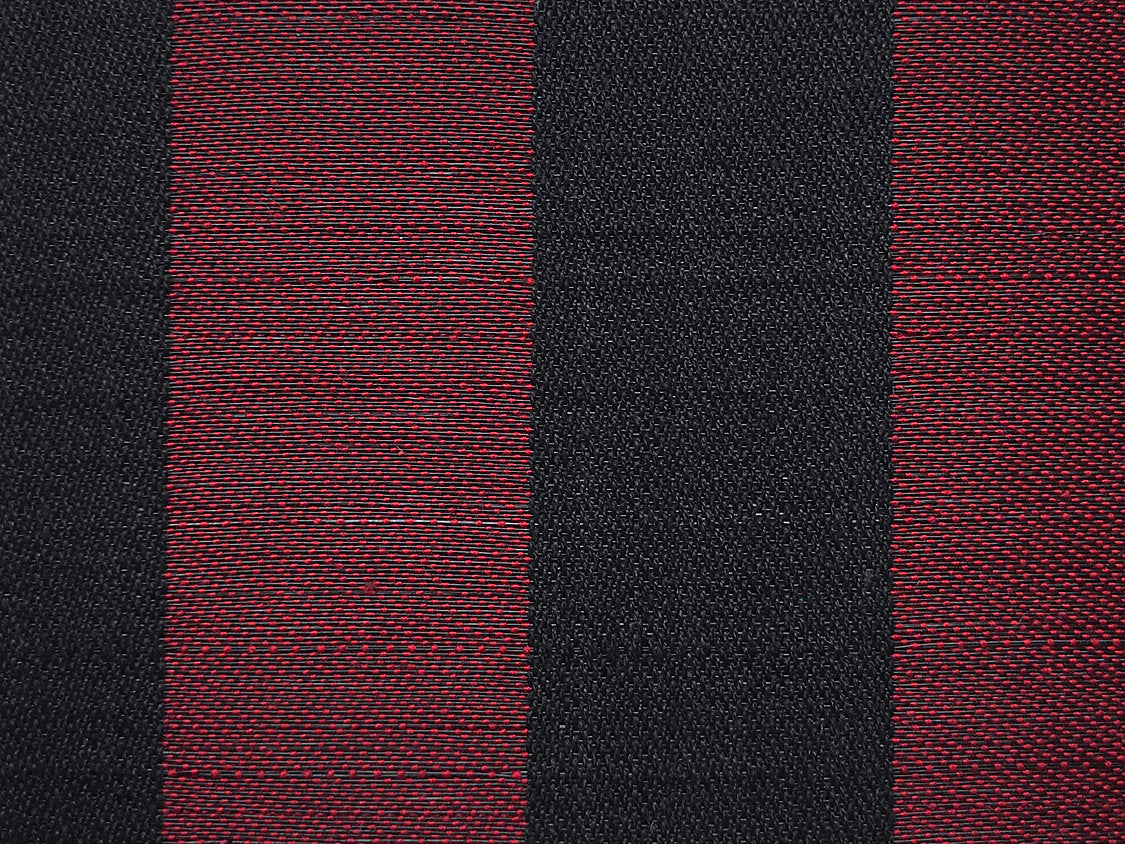 Breton Horsehair - Red / Black - Scalamandre Fabric