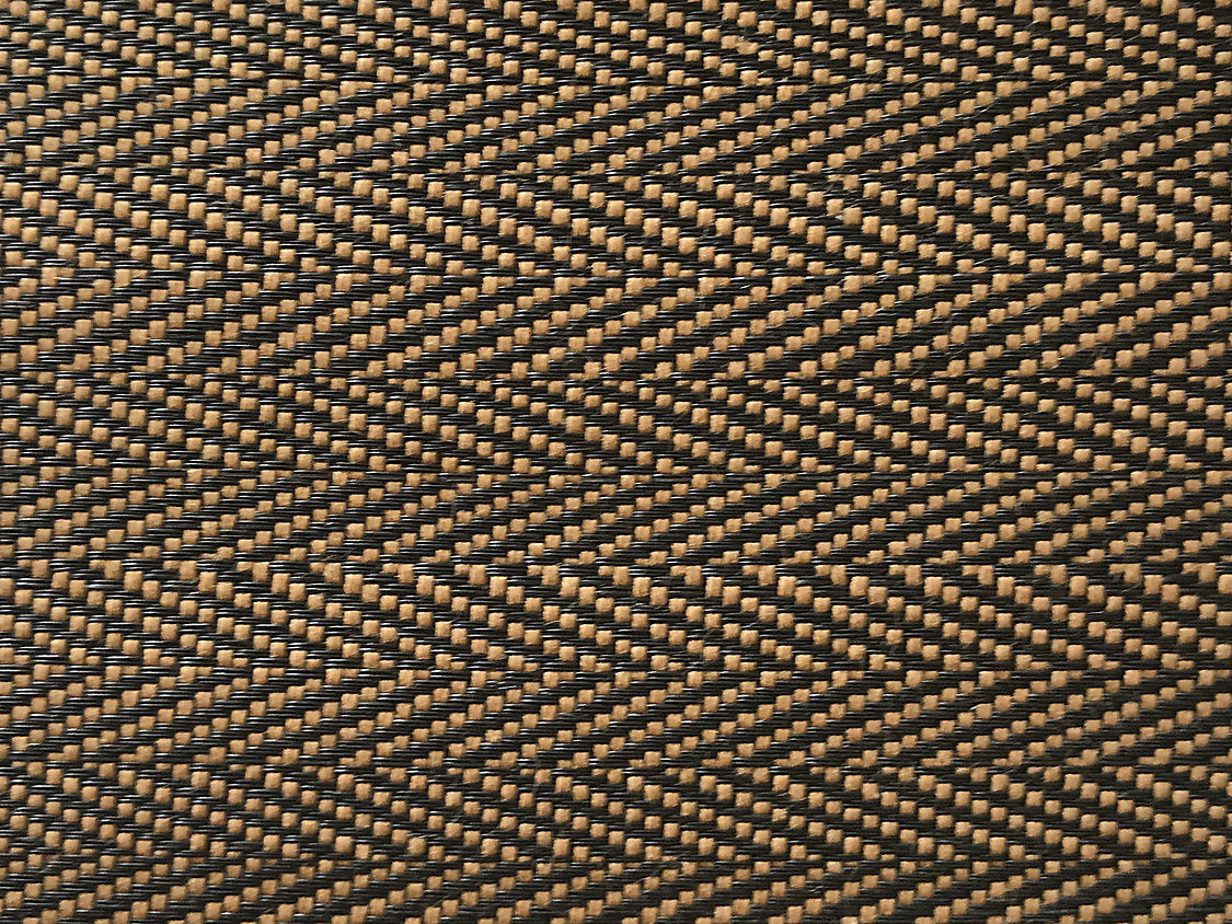 Milzig Herringbone | Horsehair - Brown / Black - Scalamandre Fabric