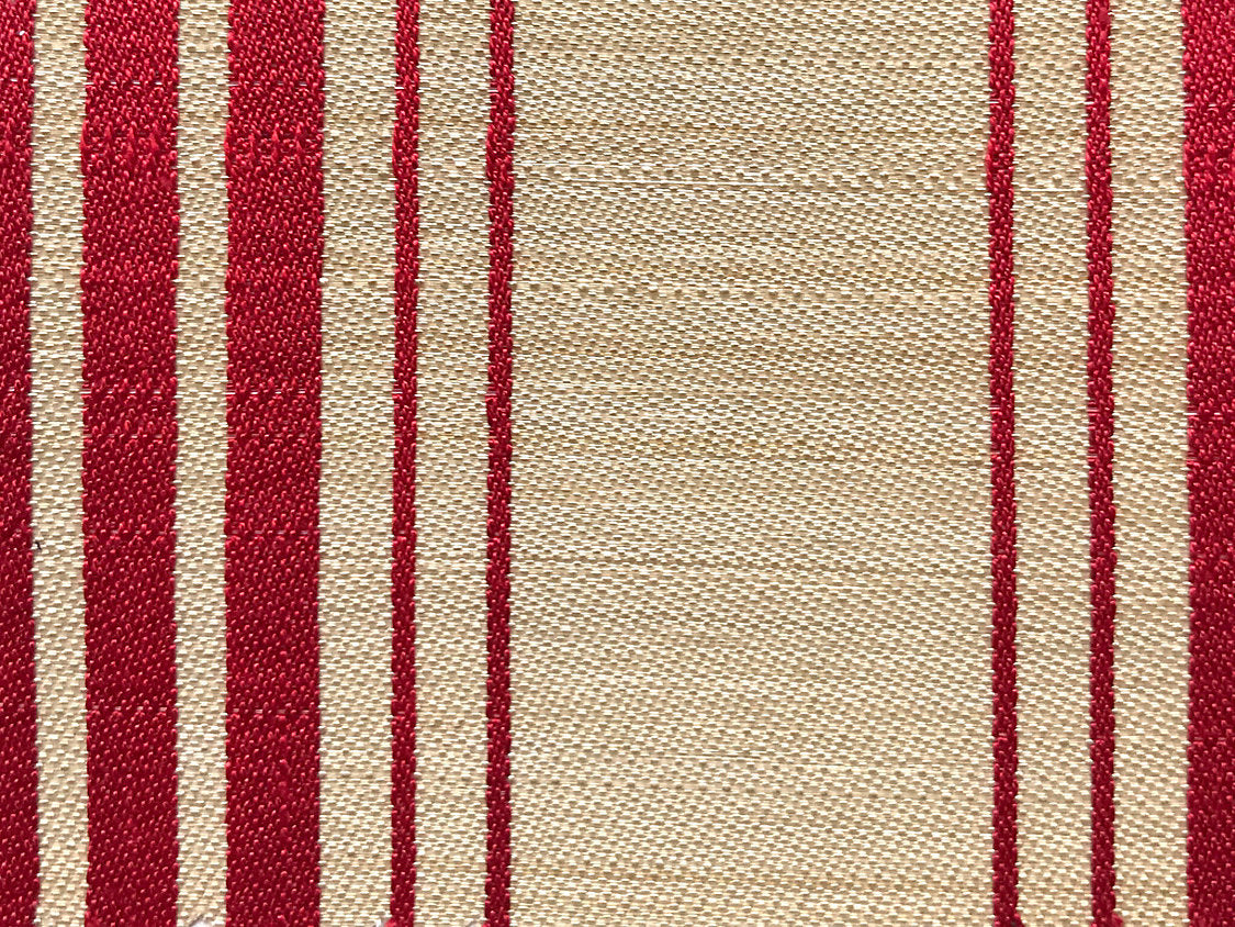 Ardennais Silk Horsehair - Red / Beige - Scalamandre Fabric