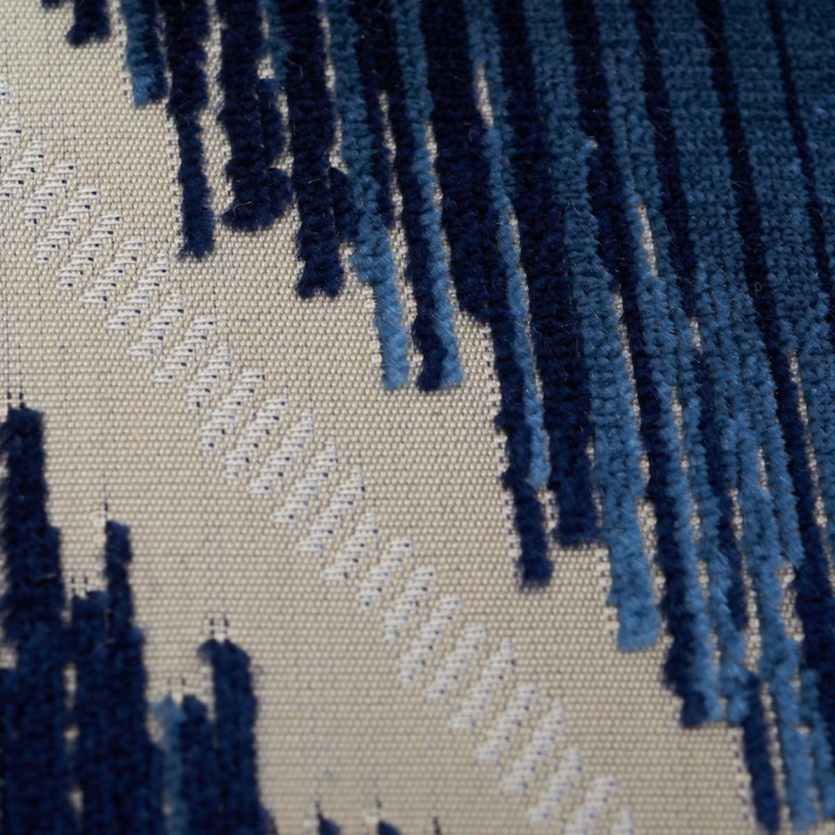 Schumacher Pillow – Shock Wave – Midnight - SO5486204 - 18" x 18"